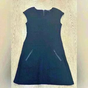 Sanctuary Colours Blsck Knit Dress Size Small